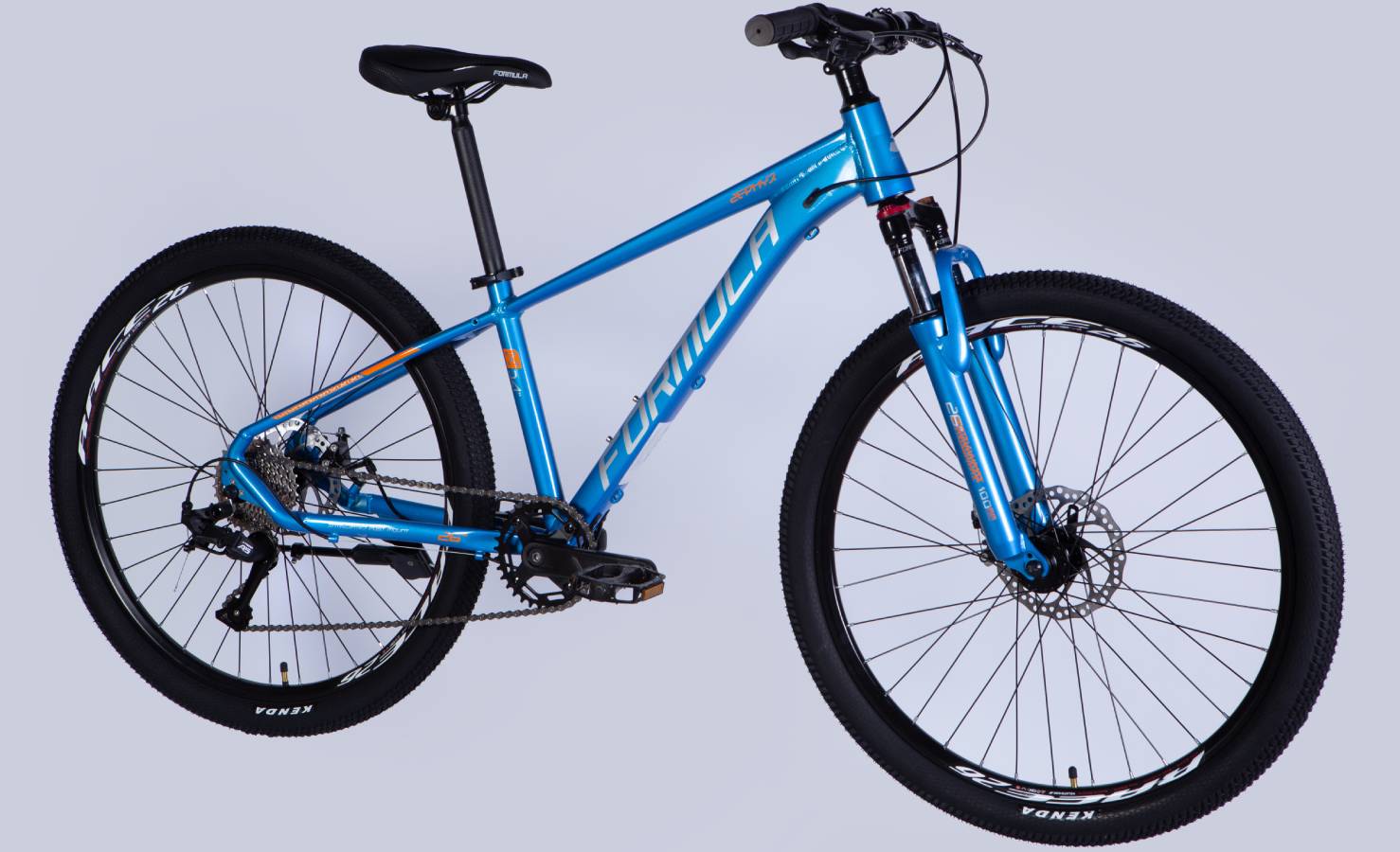 Велосипед Formula ZEPHYR 3.0 DD 26" розмір XS  рама 14" 2025 синій 7