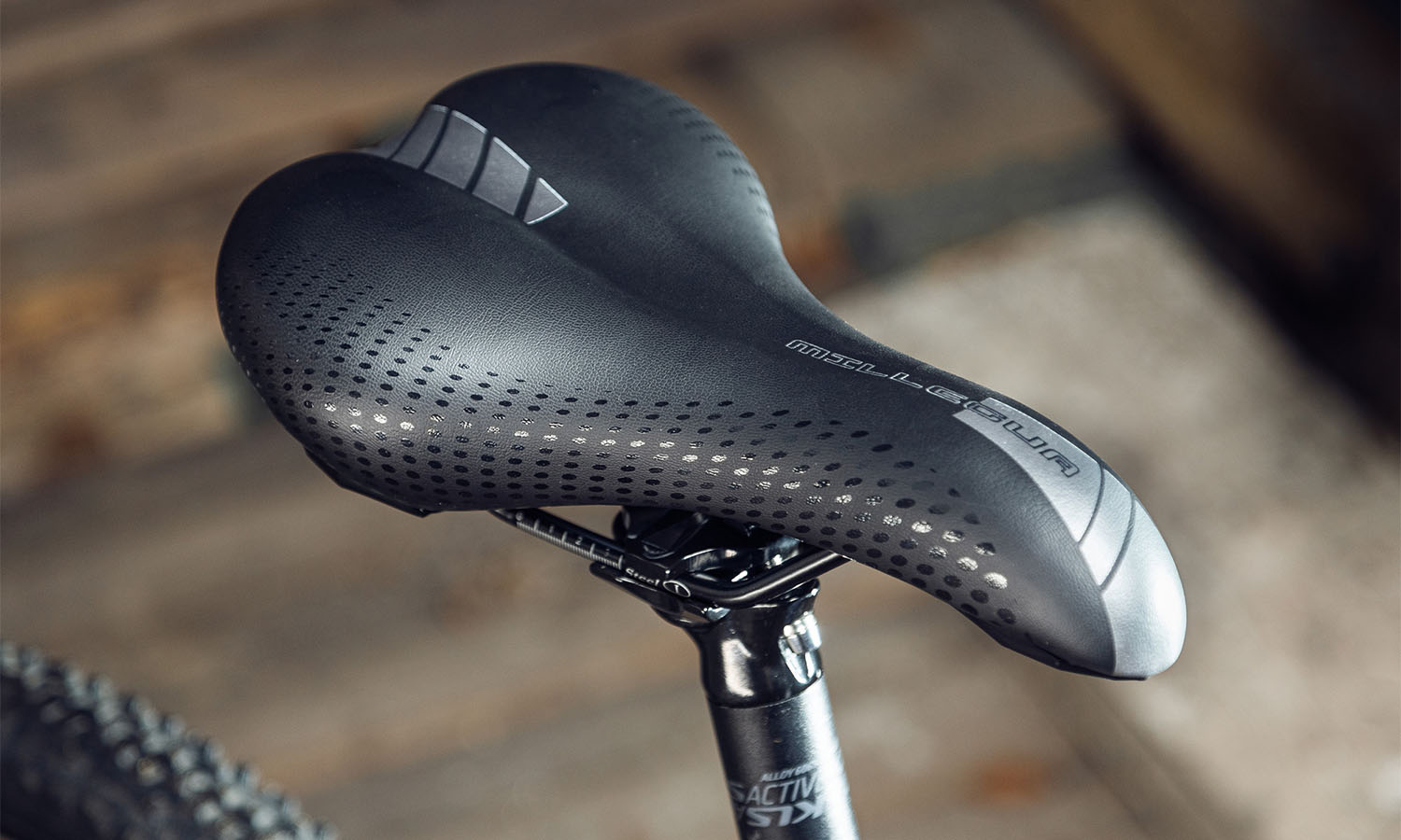 Сідло Monte Grappa MIL. LEGUA 1340, чорний, 275x160 мм 2