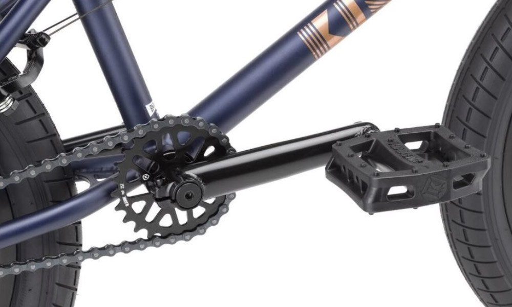 Велосипед KINK BMX Kicker 18" 2021 синий 5 Велосипед KINK BMX Kicker 18" 2021 синий 5