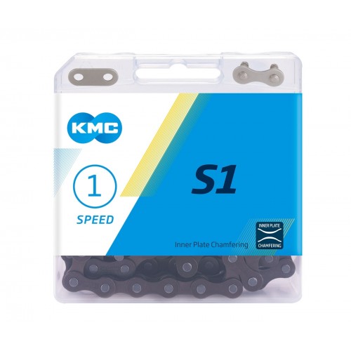 Цепь KMC S1 112 звеньев 1cк, Коричневый 2 Цепь KMC S1 112 звеньев 1cк, Коричневый 2