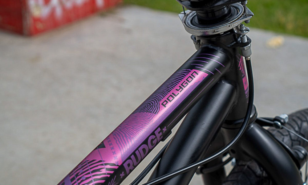 Фотография Велосипед POLYGON RUDGE 3 20 (2021) 2021 Черно-фиолетовый 6