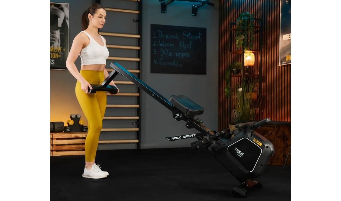 Гребний тренажер Trex Sport TX-580RM REIN black 12
