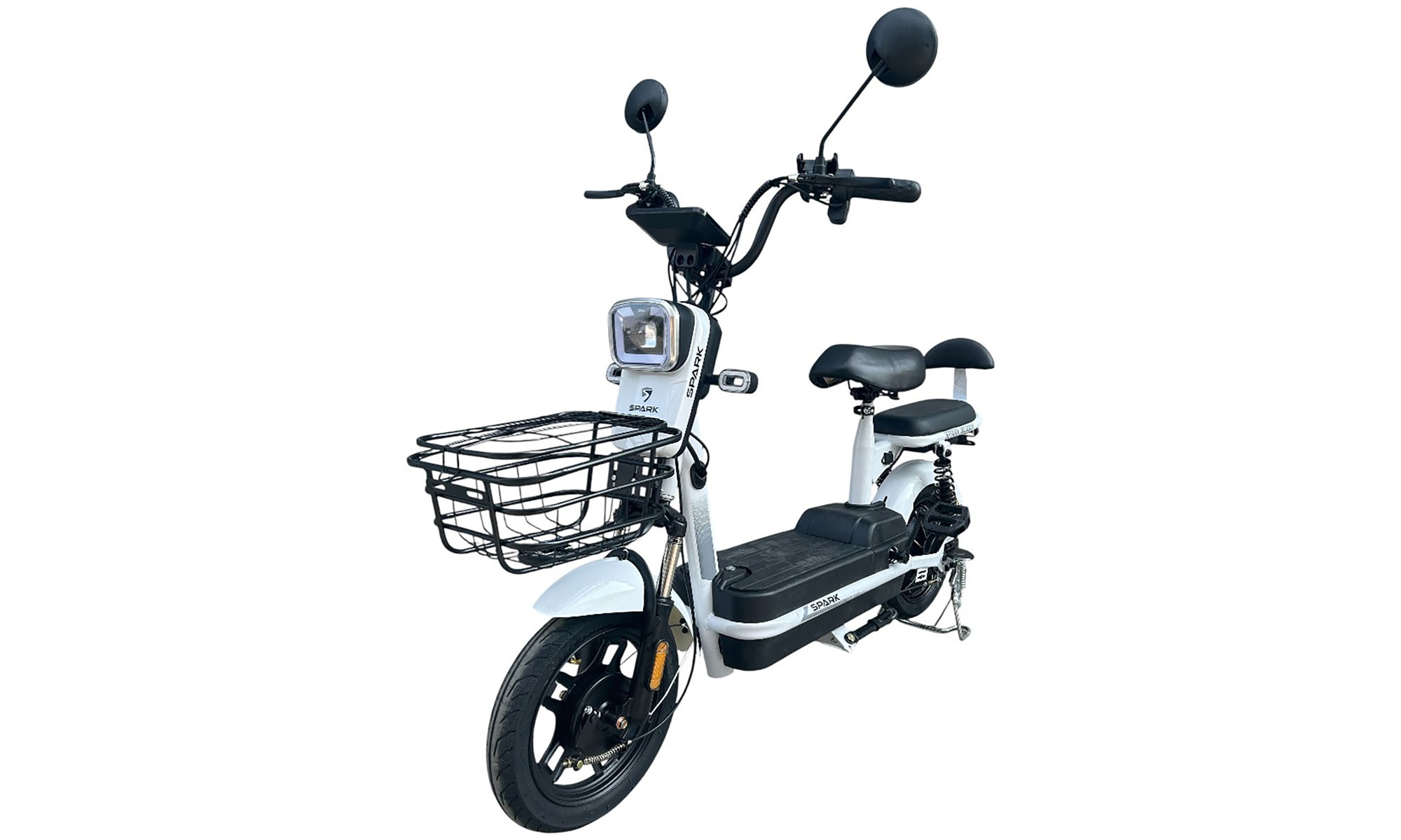 Велосипед с электромотором SPARK BUDDY 14", 48V/500W/12Ah, год 2026, Белый 3