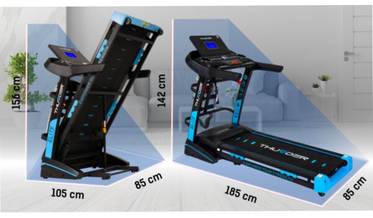 Беговая дорожка THUNDER ELITE-DS-BLACK 6 Беговая дорожка THUNDER ELITE-DS-BLACK 6