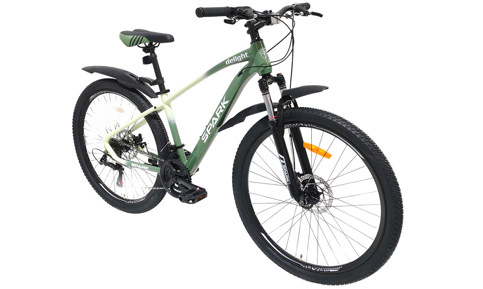 Велосипед SPARK DELIGHT 27,5", розмір S, рама 15", 2025, зелений 4 Велосипед SPARK DELIGHT 27,5", розмір S, рама 15", 2025, зелений 4