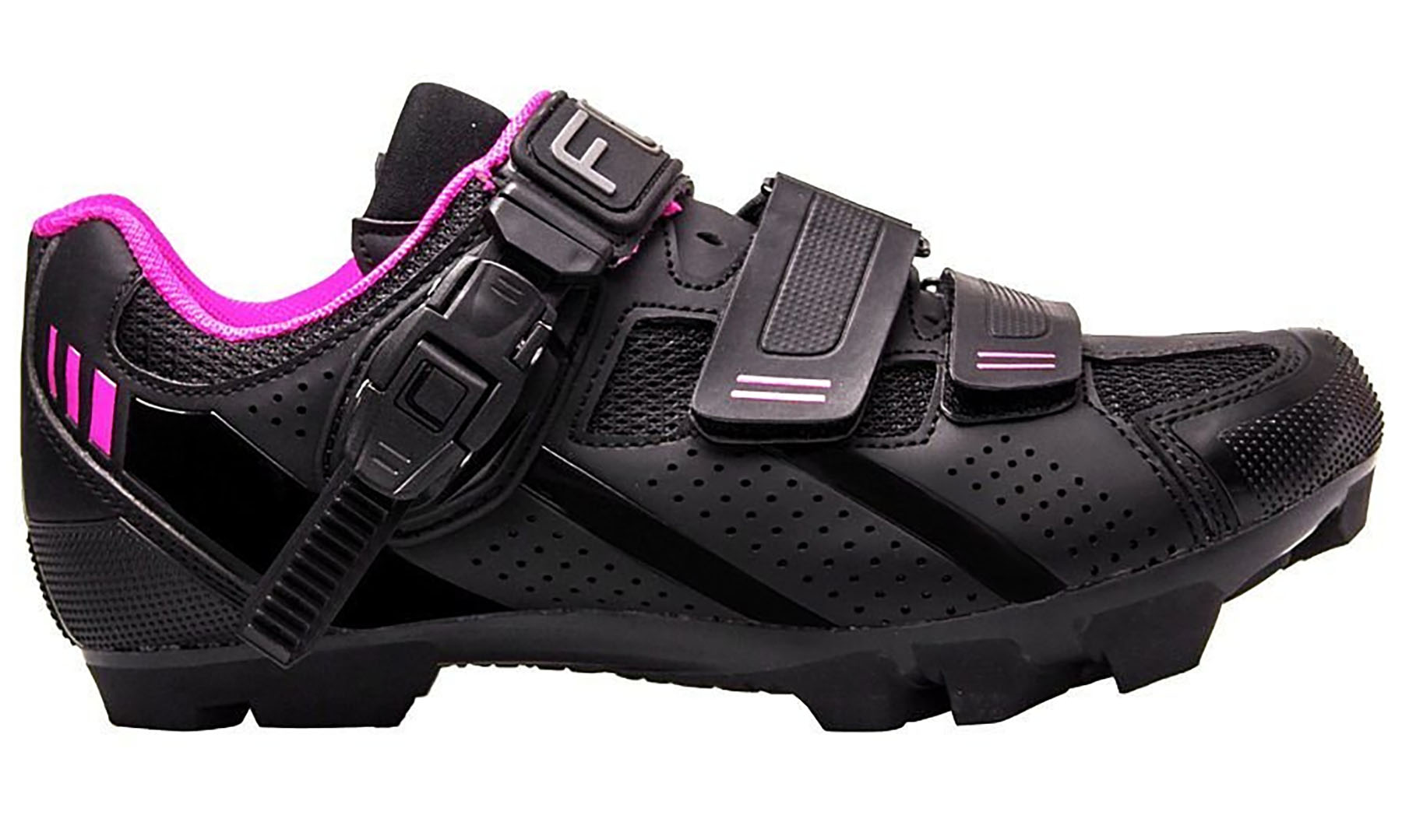 Велосипедные туфли МТБ FLR F-65 черный/розовый, размер 37 2 Велосипедные туфли МТБ FLR F-65 черный/розовый, размер 37 2