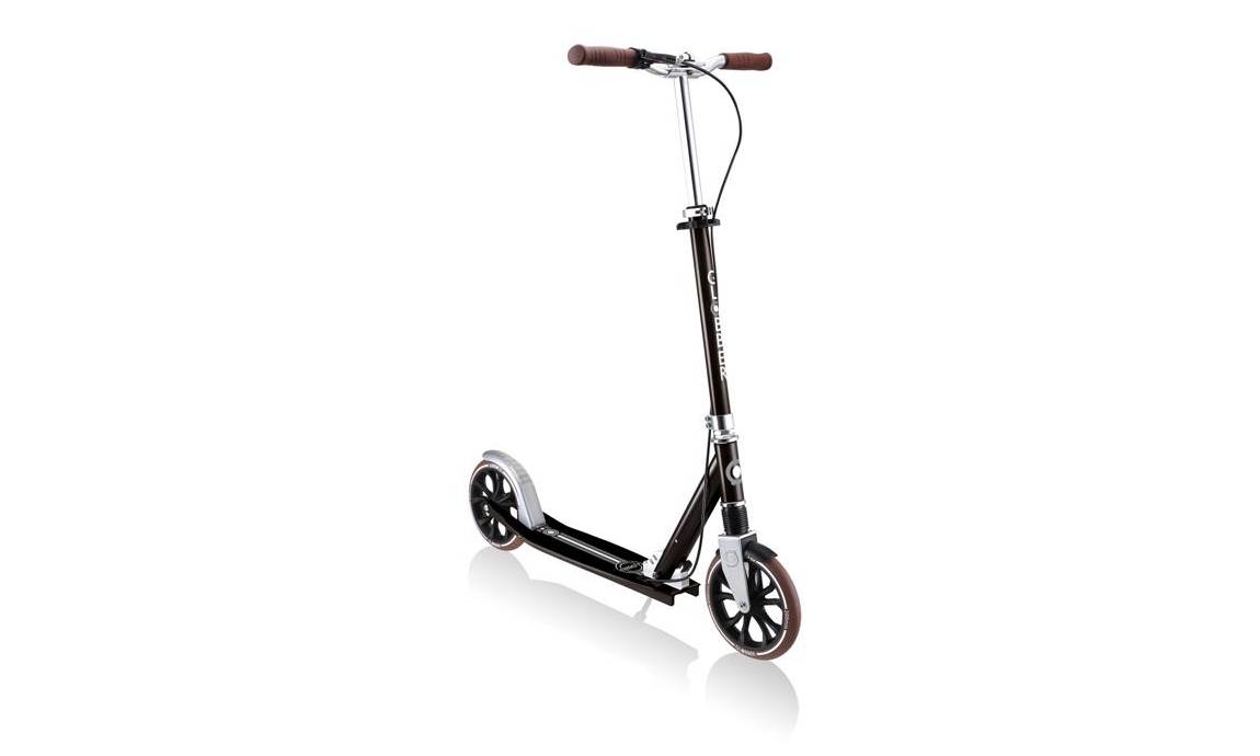 Самокат GLOBBER NL205 DELUXE с ручным тормозом, черный, 8+ 2