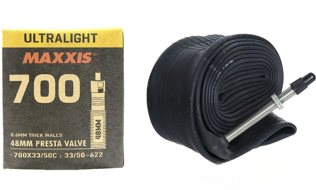 Камера MAXXIS ULTRALIGHT 700X33/50C Ниппель - Presta 48mm 
