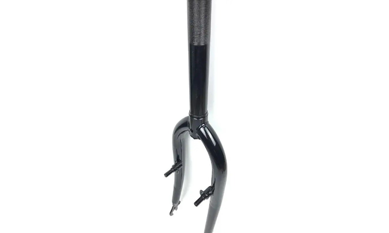 Фотография Вилка сталь TDL 20" V-brake, шток 200 мм, черный 2
