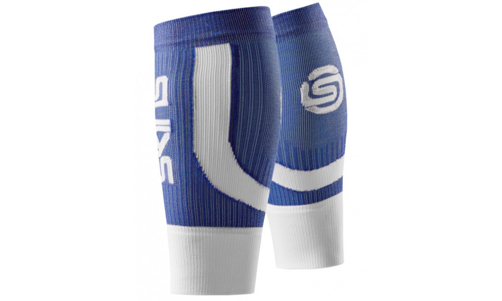 Гетры компрессионные SKINS Essentials Active Seamless унисекс S  Сине-белый 2