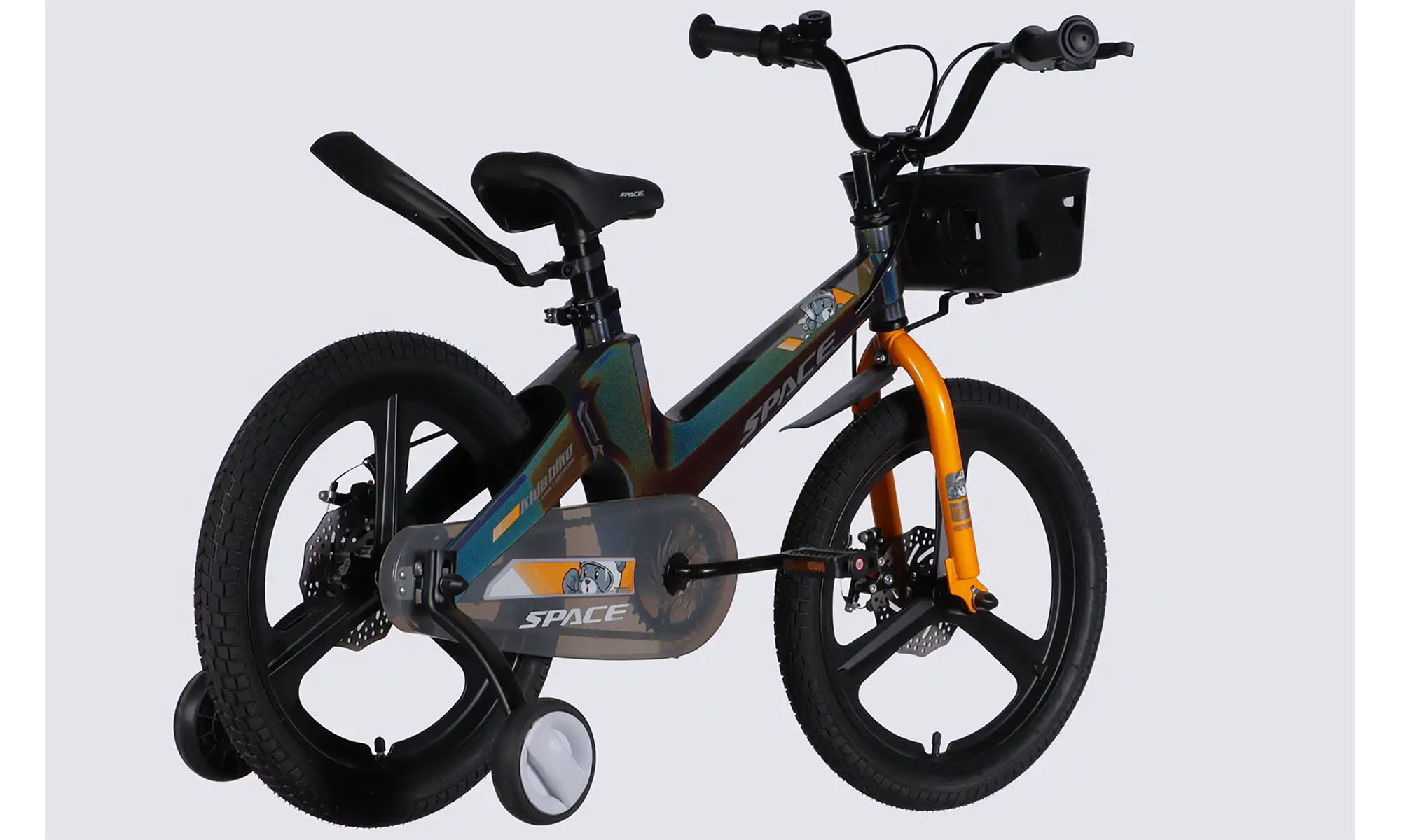 Велосипед SPACE KID MOON DD 18", розмір XXS, рама-10,6", рік 2026, хамелеон 3