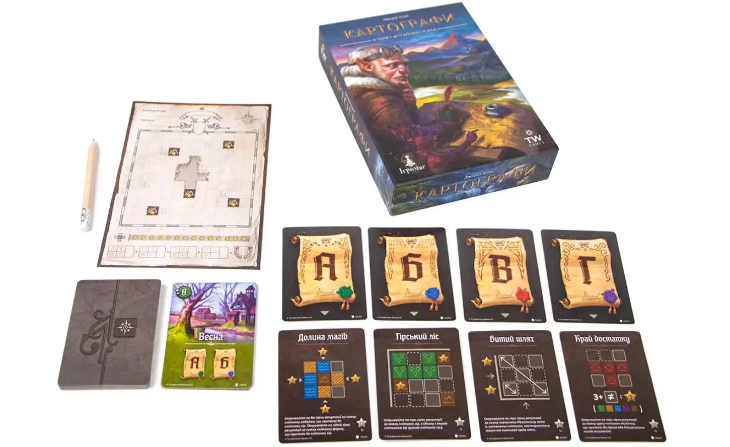 Настольная игра Картографы (Cartographers) 16 Настольная игра Картографы (Cartographers) 16