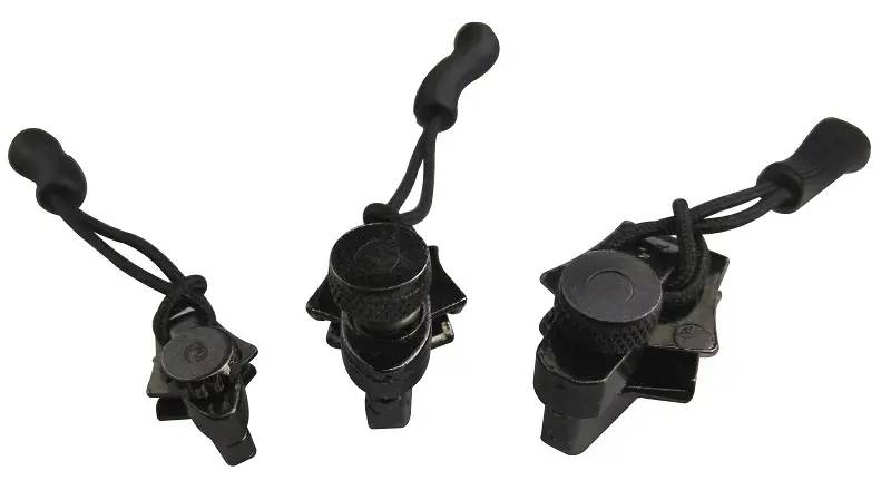 Комплект брелков Munkees 7067 FixnZip black 3