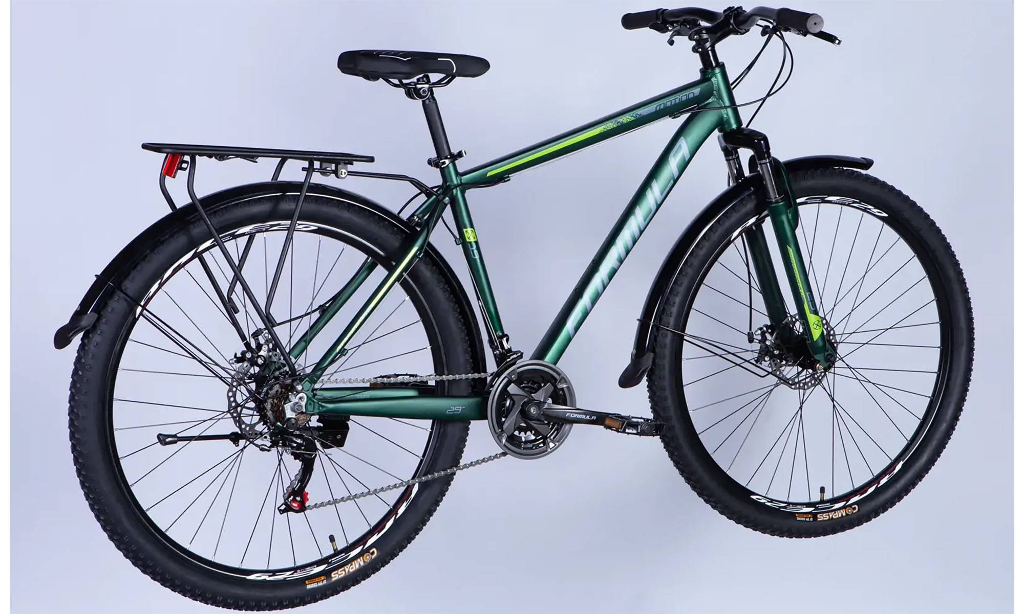 Велосипед Formula MOTION PLUS DD FR 29", розмір L рама-19", рік 2026, зелений 2 Велосипед Formula MOTION PLUS DD FR 29", розмір L рама-19", рік 2026, зелений 2