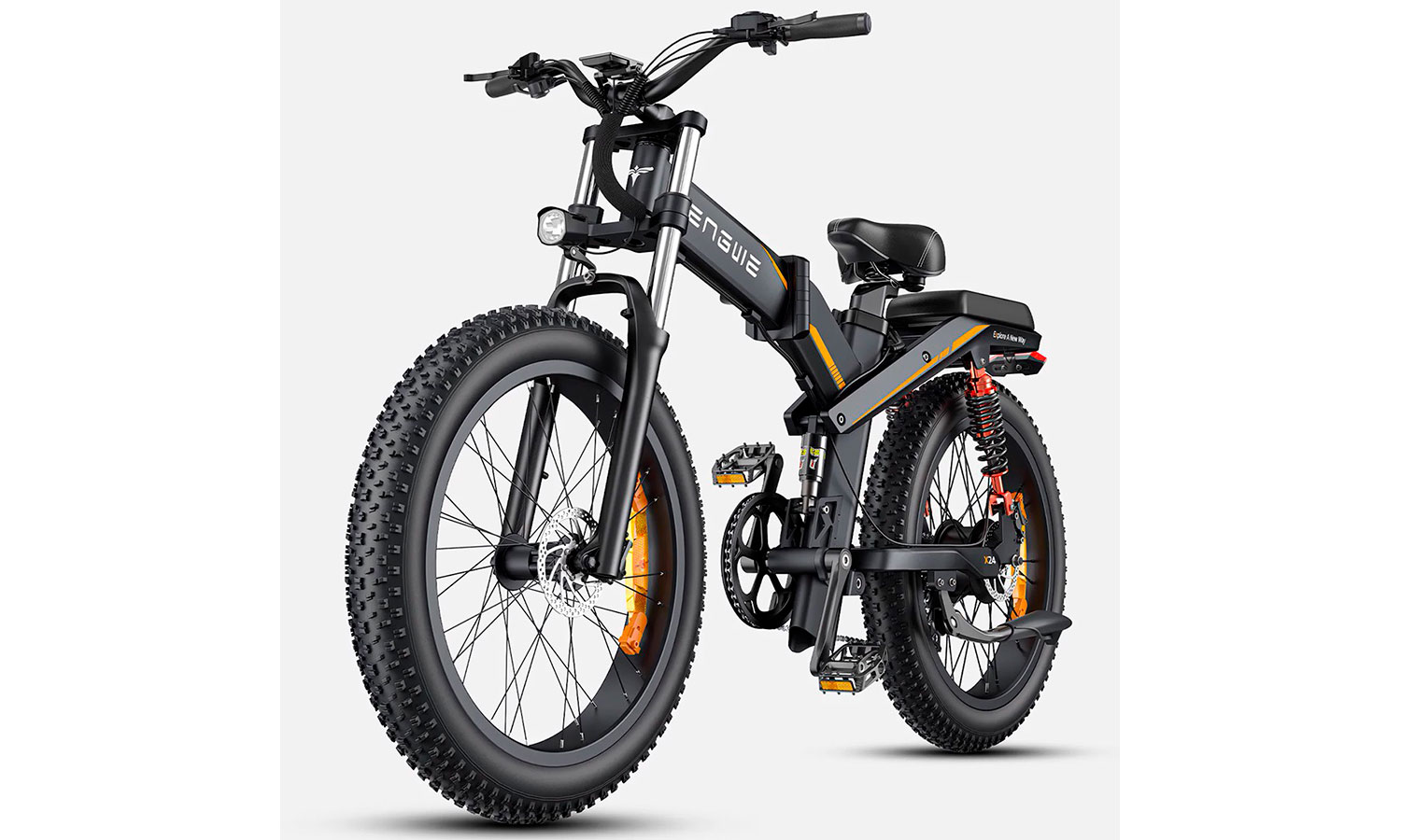 Електровелосипед фетбайк ENGWE X-24 (1000 Вт; 29,2 Ah 48 В) 24х4", чорний 2