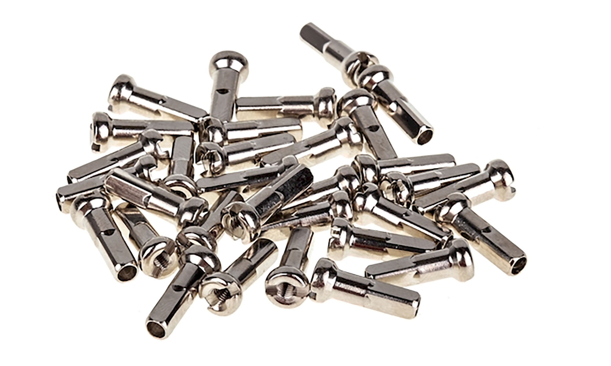 Ниппель ONRIDE 14G, 14x2 мм, латунь, серебристый, 100 шт. 3