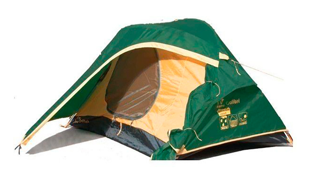 Фотография Палатка Tramp Colibri 2 v.2 зелено-желтый