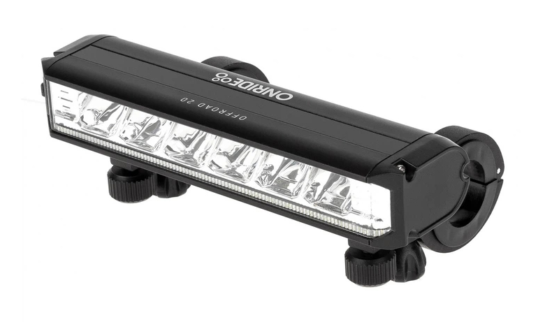 Велосипедная фара ONRIDE Offroad 20 UPD (1200 lm, 4000 mAh, Type-C), алюминиевая 