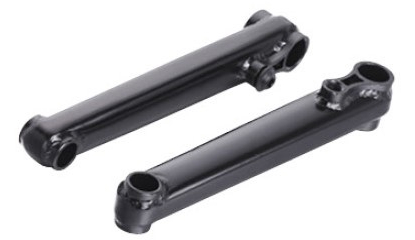 Комплект шатунов Kenli KL-8800S-E 170 для BMX, Cr-Mo, под 19 мм * 48Т, право и левосторонние, черный 