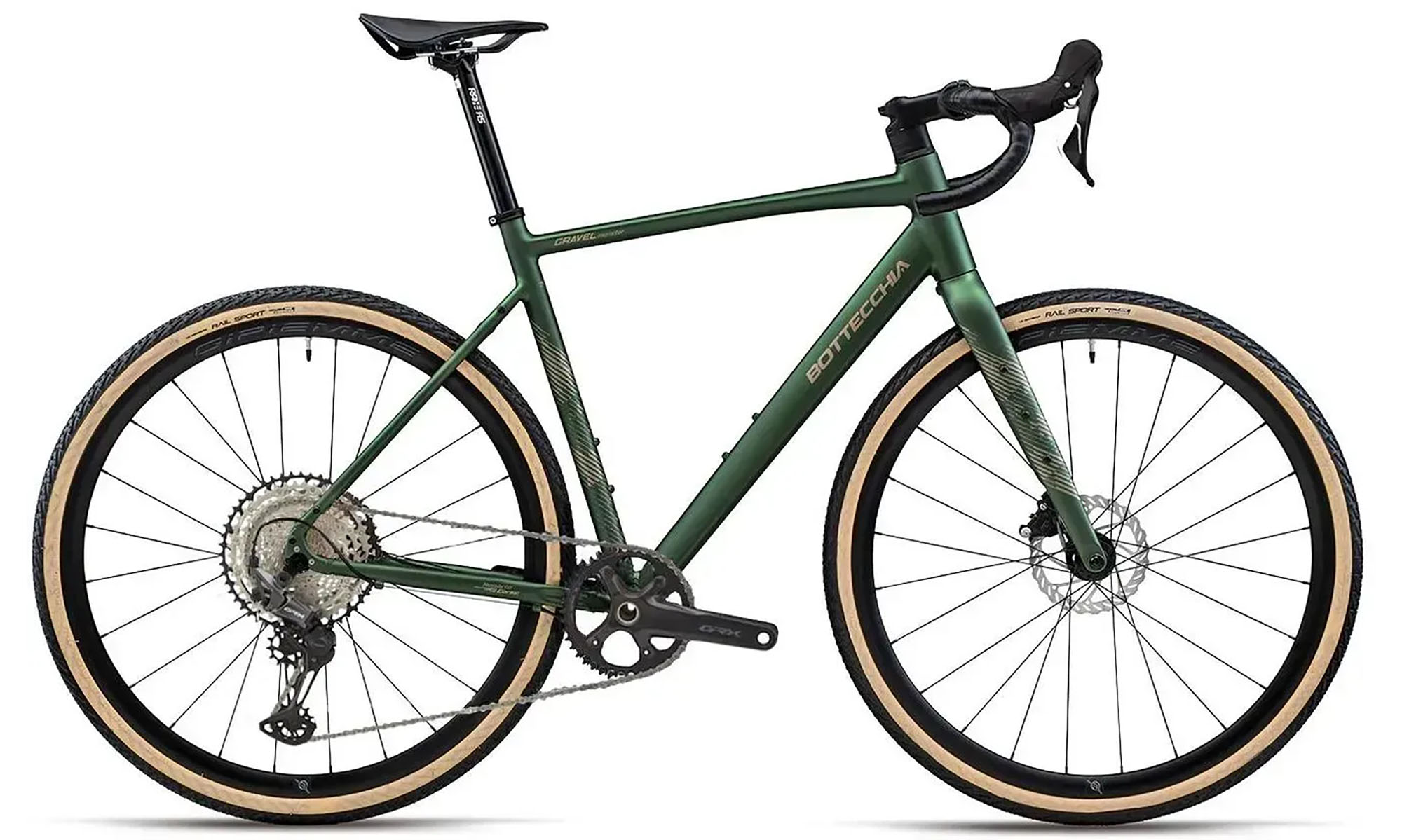 Велосипед Bottecchia Gravel Monster GRX610 28", размер L, рама 54 см, год 2026, темно-зеленый 