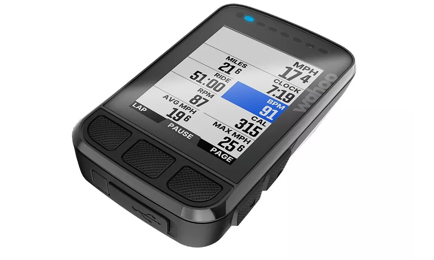 Велокомпьютер WAHOO Elemnt Bolt V2 GPS Cycling Computer 3