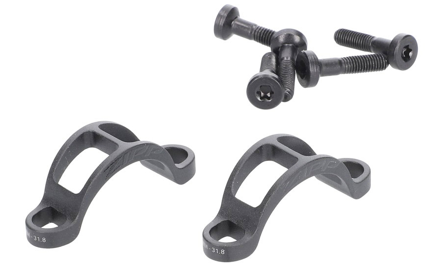 Спейсери для руля-лежака Zipp Vuka Alumina AM Clip Risers Kit, толщина 5мм, черный 