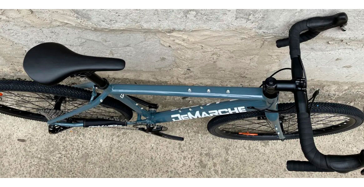 Велосипед DeMARCHE Gravel Point 1х11 28" розмір М 2022 Сірий глянець 2