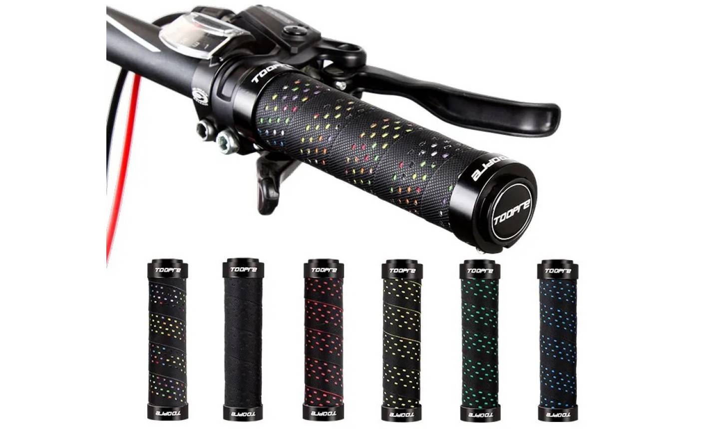 Грипсы Toopre PU Lock 130мм, черный 2 Грипсы Toopre PU Lock 130мм, черный 2