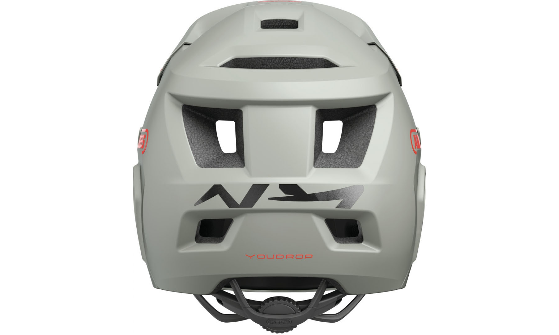 Велошлем детский ABUS YOUDROP FF chalk grey, размер S (48-55 см), серый 4 Велошлем детский ABUS YOUDROP FF chalk grey, размер S (48-55 см), серый 4
