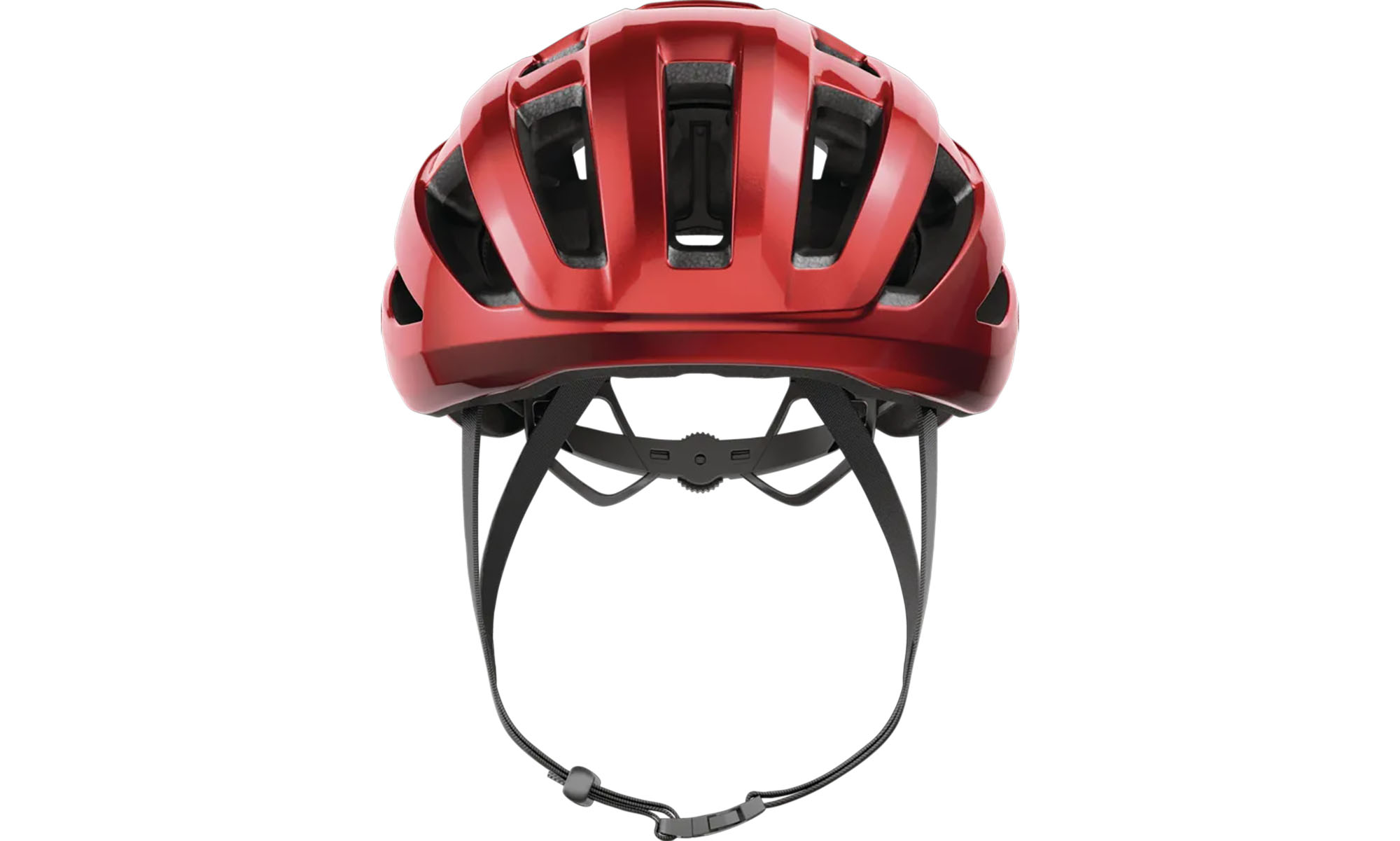 Велошлем спортивный ABUS POWERDOME, blaze red, размер L (57-61 см), красный 4