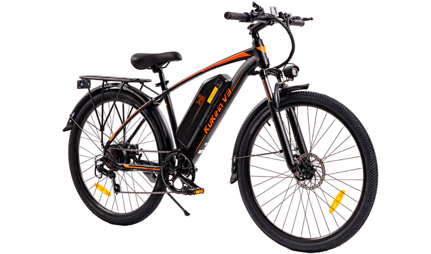Электровелосипед KUGOO KIRIN V3 (350 Вт, 15 Ah, 36 В), 27.5", черный 10 Электровелосипед KUGOO KIRIN V3 (350 Вт, 15 Ah, 36 В), 27.5", черный 10