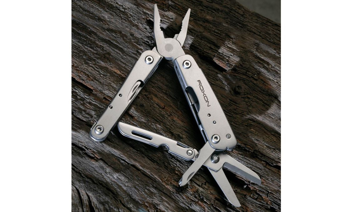 Мини мультитул Roxon M2 со сменными битами, серый 8