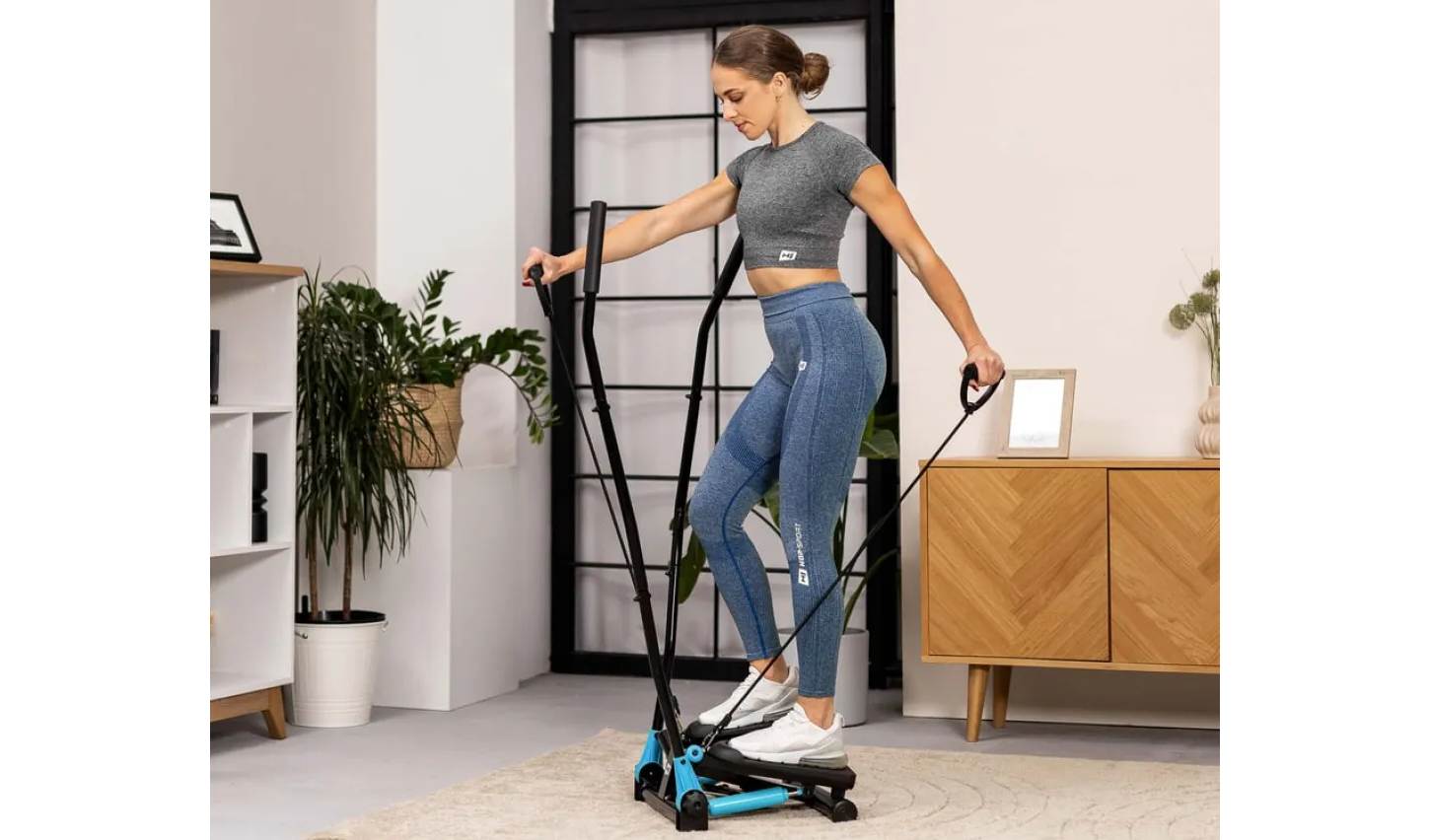 Степпер Hop-Sport HS-045S Slim Синий 20 Степпер Hop-Sport HS-045S Slim Синий 20