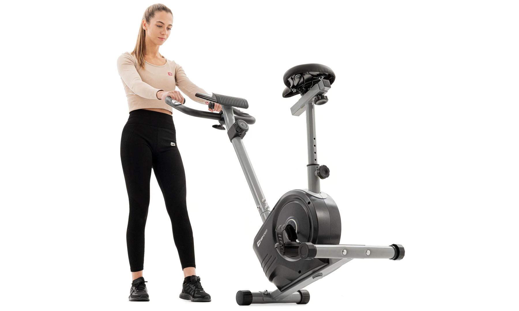 Велотренажер Hop-Sport HS-2050H Sonic Сірий 8