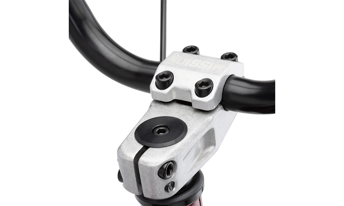 Фотографія Велосипед KINK BMX Curb 2022 матовий чорно-червоний 3
