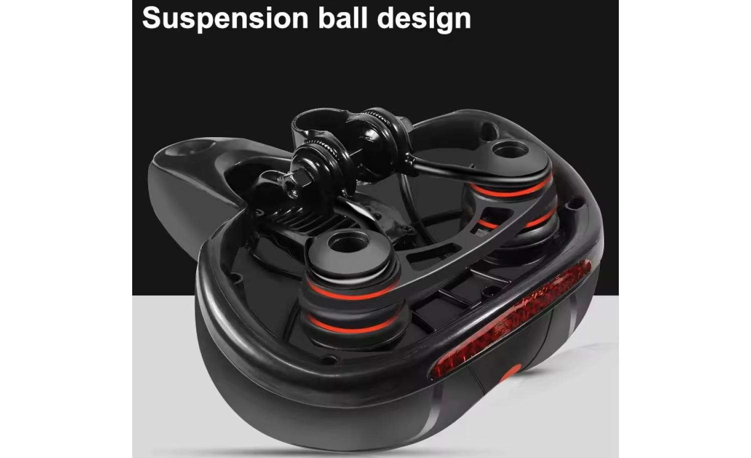 Седло K.SAN HZ-003 Comfort, черный 2 Седло K.SAN HZ-003 Comfort, черный 2