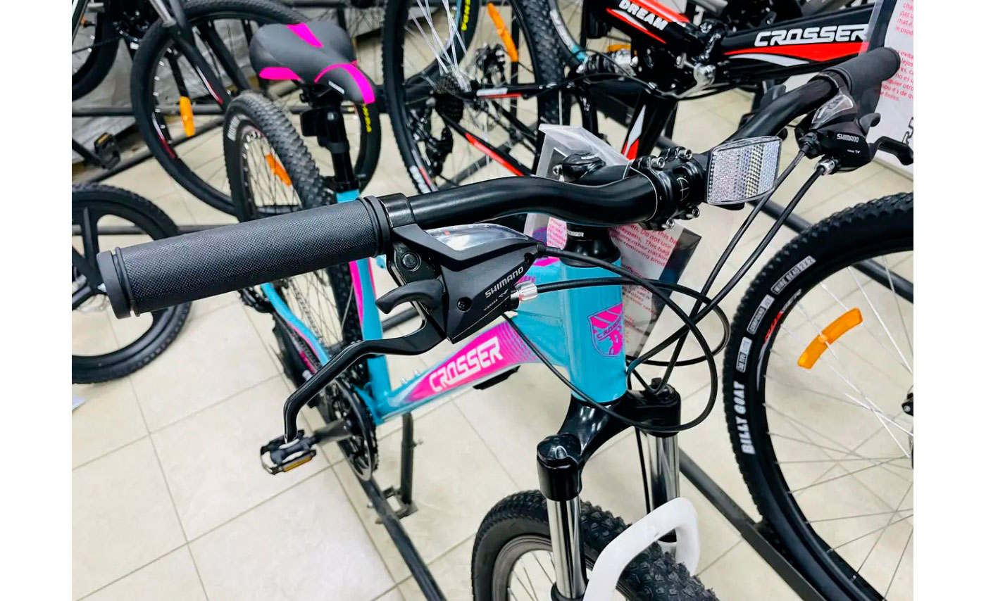 Велосипед Crosser Sweet 26" размер S рама 16 2021 Бирюзовый 7