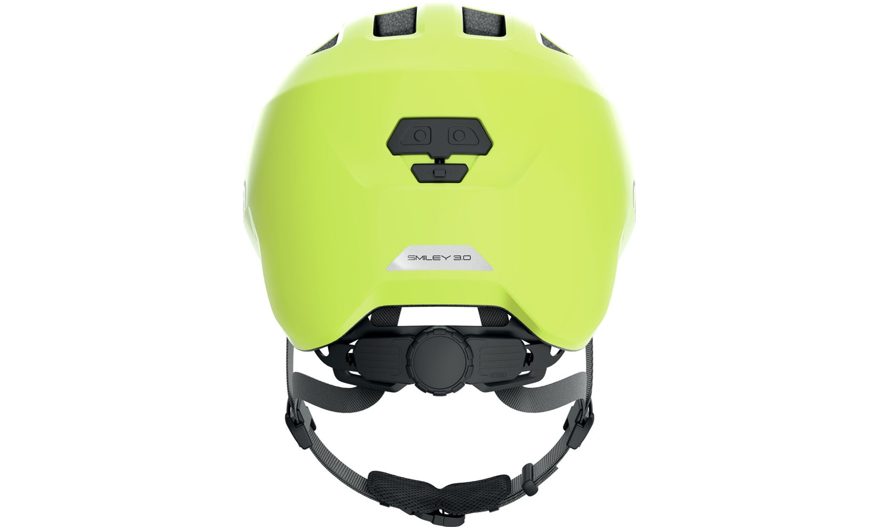 Велошлем детский ABUS SMILEY 3.0 Shiny Yellow, размер M (50-55 см), глянцевый желтый 4