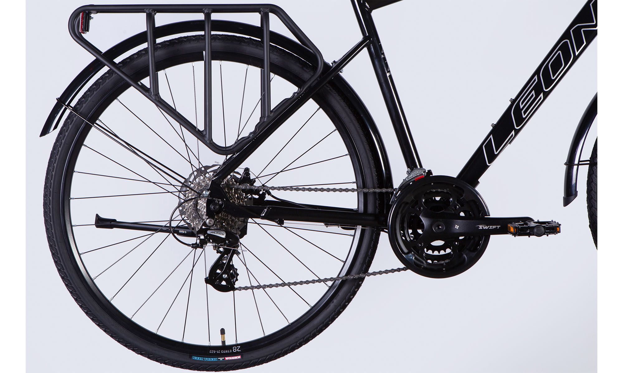 Велосипед Leon TG 80 MAN DD CS 28", розмір L, рама 19", рік 2025, чорний 6 Велосипед Leon TG 80 MAN DD CS 28", розмір L, рама 19", рік 2025, чорний 6