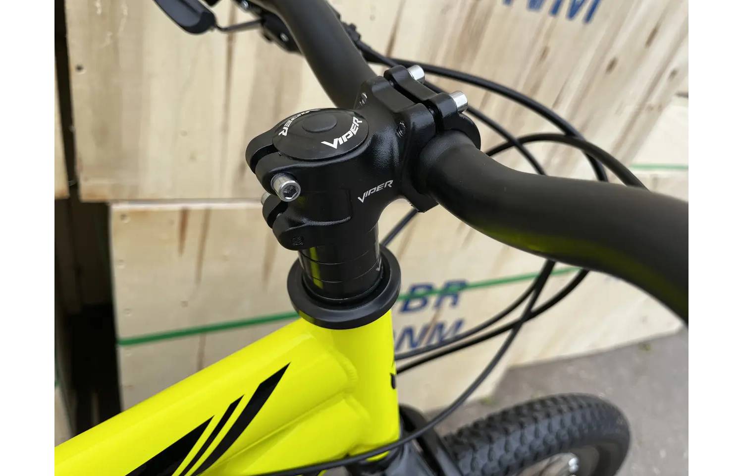 Фотография Велосипед подростковый Viper Extreme D 26" размер XS рама 13 2024 Желтый 6