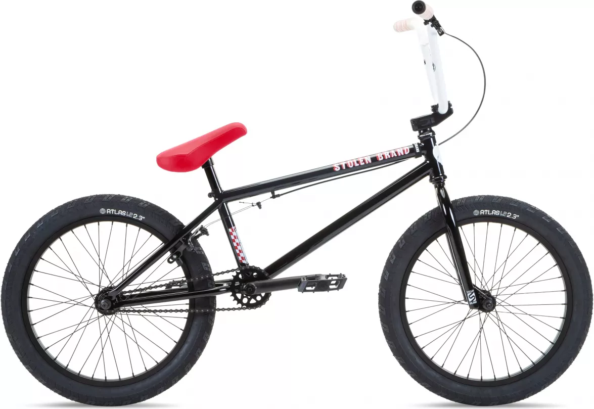 Велосипед Stolen STEREO (20.75"ТТ) 20" 2023 Черно-красный
