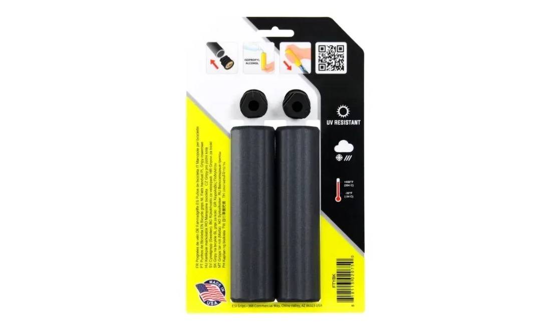 Гріпси ESI Fatty's Black Silicone Bicycle Grips 3 Гріпси ESI Fatty's Black Silicone Bicycle Grips 3