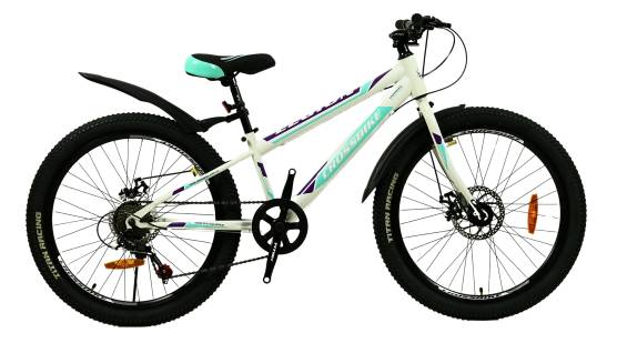 Фотографія Велосипед CrossBike Legion 24", размер XXS рама 11" (2024), Белый