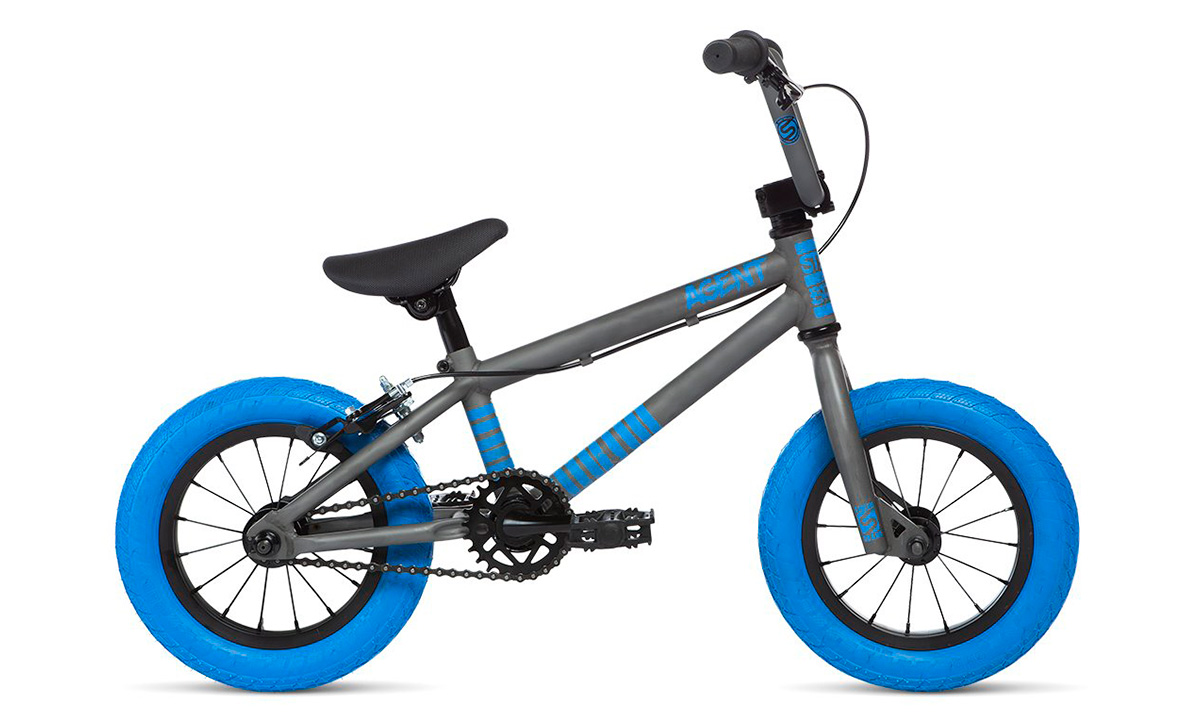 Фотография Велосипед Stolen AGENT 12" HB COMPLETE BIKE (2020) 2020 серо-синий 2