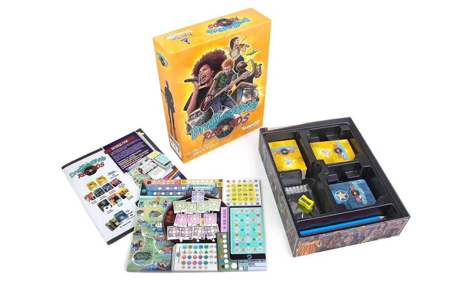 Настольная игра Draft & Write Records + 2 мини-дополнения 3
