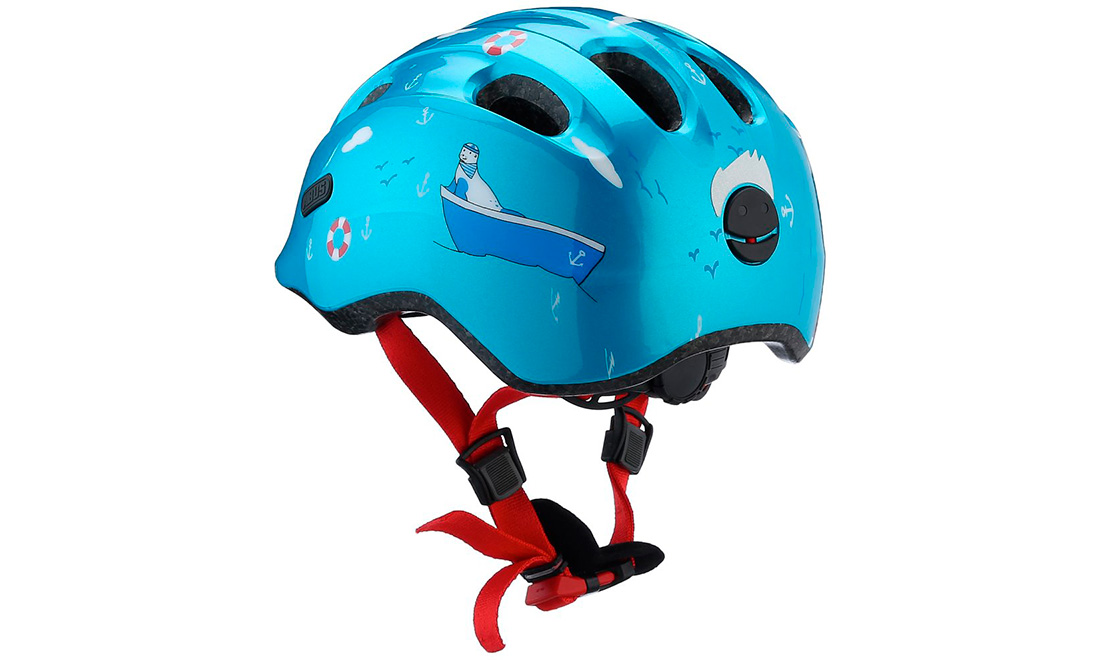 Шлем детский ABUS SMILEY 2.0 Turquoise Sailor размер S (45-50 см), Голубой 2