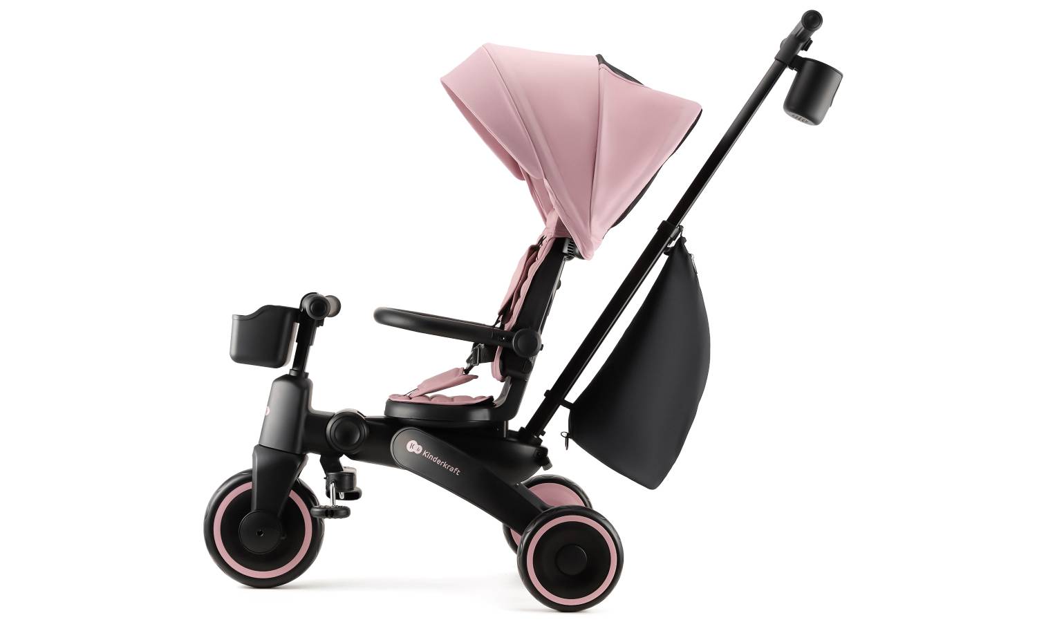 Трехколесный велосипед Kinderkraft Jazz 2 розовый 3 Трехколесный велосипед Kinderkraft Jazz 2 розовый 3