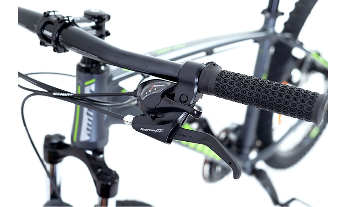 Велосипед AUTHOR Rival II 27.5", рама 19", 2023, серо-зеленый 3