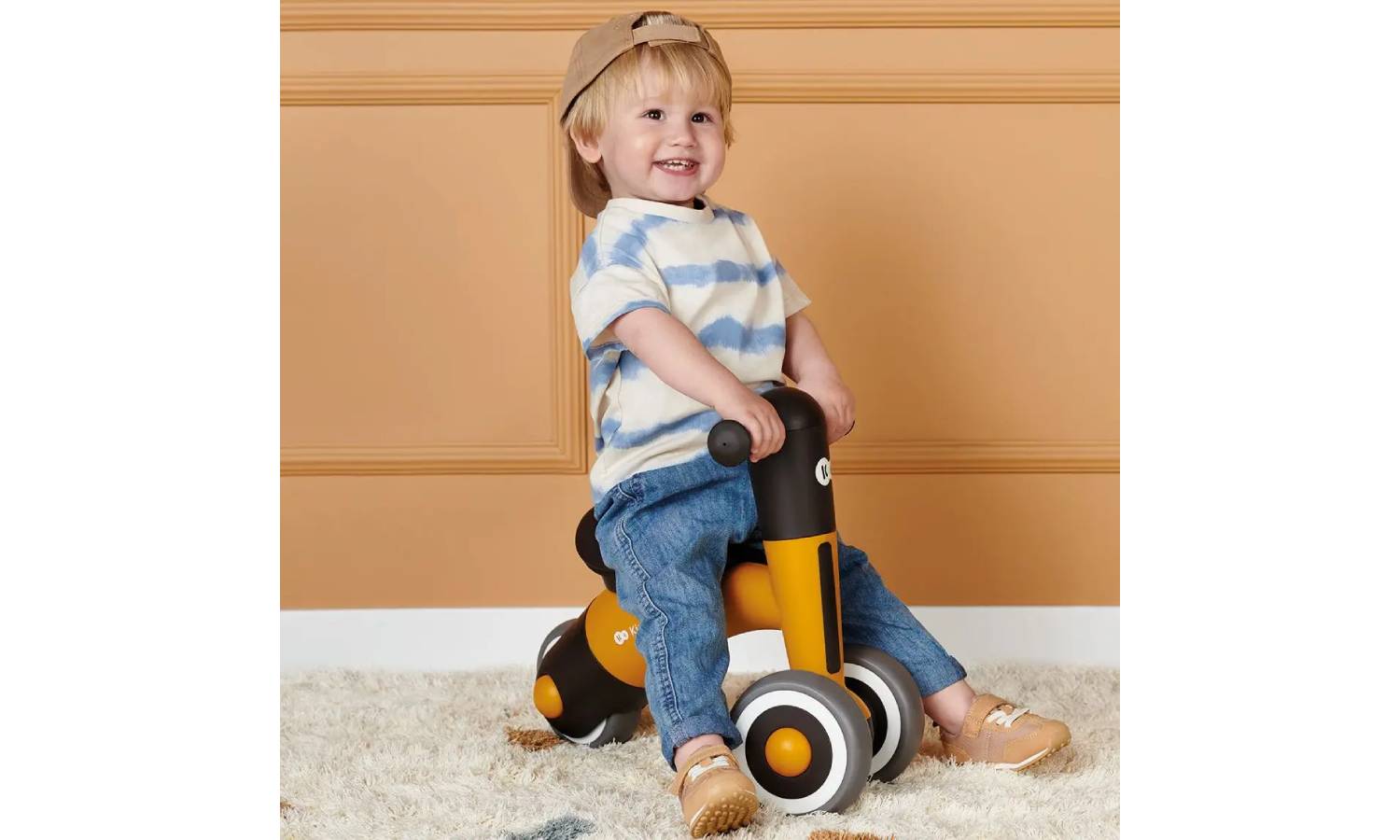 Каталка-біговіл Kinderkraft Minibi Honey Yellow 3