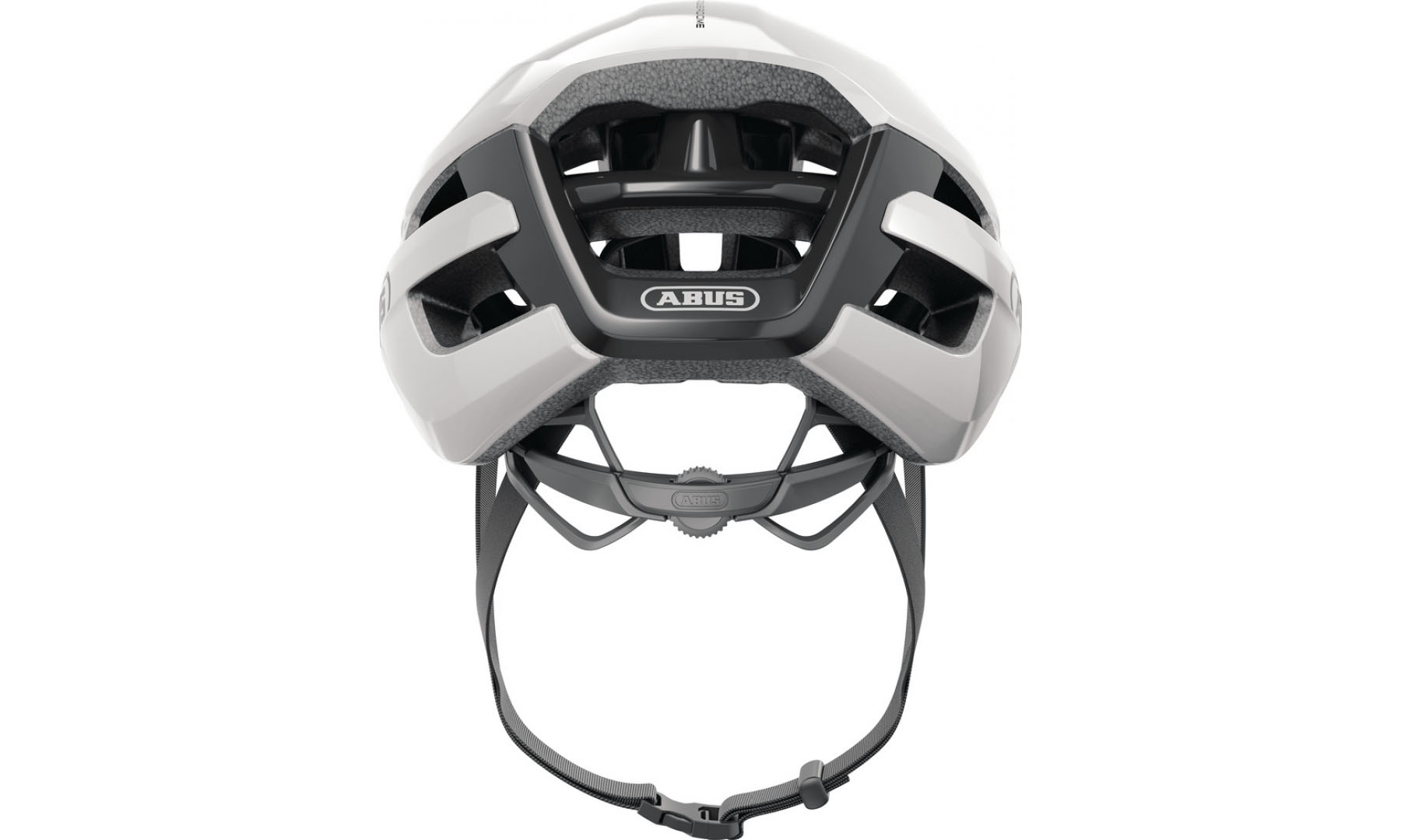 Велошлем спортивный ABUS POWERDOME shiny white, размер L (57-61 см), глянцевый белый 2